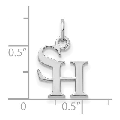 Sam Houston State University 10K White Gold Extra Small Pendant – view 2