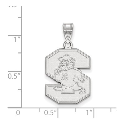 South Carolina State University 10K White Gold Large Pendant – view 2