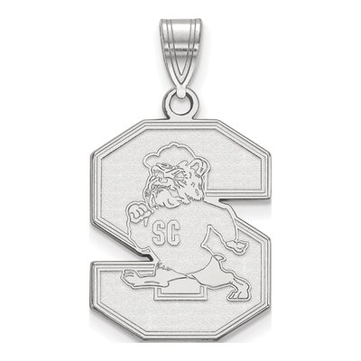South Carolina State University 10K White Gold Large Pendant