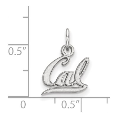 University of California Berkeley 10K White Gold UC Extra Small Pendant – view 2