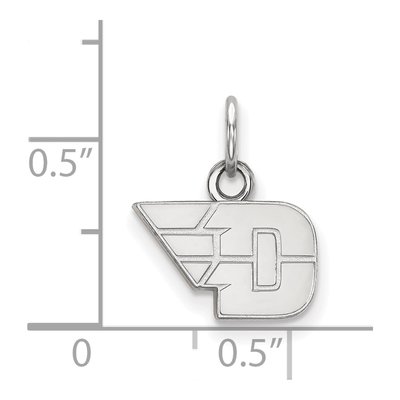 University of Dayton 10K White Gold Extra Small Pendant – view 2