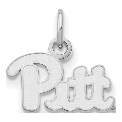 University of Pittsburgh 10K White Gold Of Extra Small Pendant
