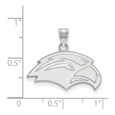 University of Southern Mississippi 10K White Gold Eagle Small Pendant – view 2