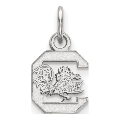 University of South Carolina 10K White Gold Of Extra Small Pendant