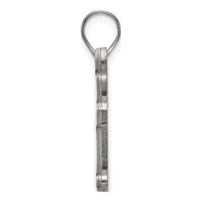 Baylor University 10K White Gold Bears Small Pendant – view 2