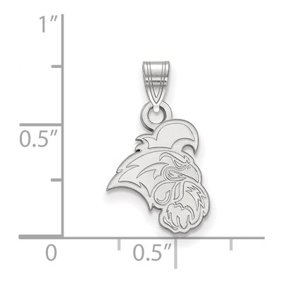 Coastal Carolina University 10K White Gold Chanticleer Small Pendant – view 2