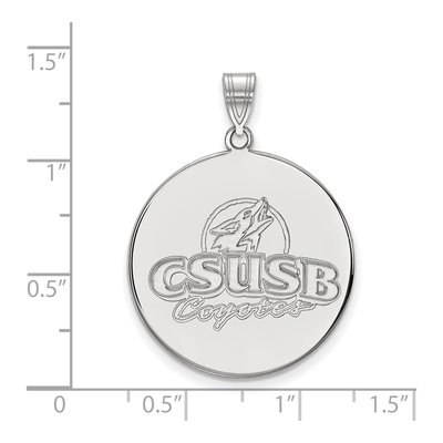 CSU San Bernardino Coyotes Extra Large Disc Pendant – view 2