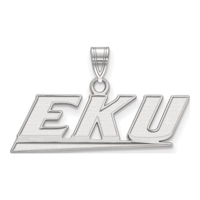 Eastern Kentucky University 10K White Gold Small EKU Pendant