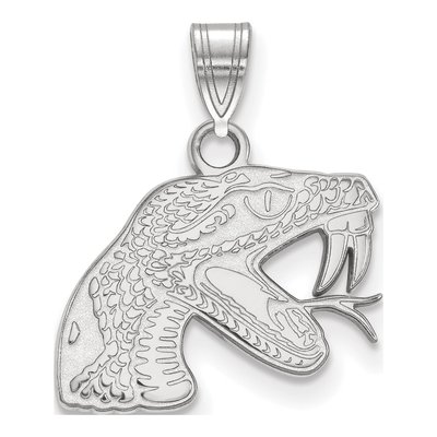 Florida A&M University 10K White Gold Rattler Small Pendant