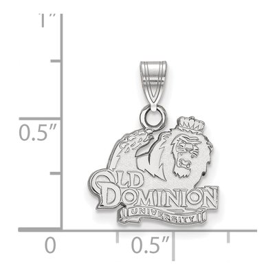Old Dominion University 10K White Gold Small Pendant – view 2