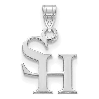 Sam Houston State University 10K White Gold Small Pendant