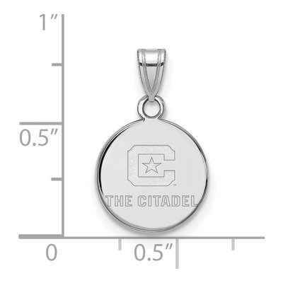 The Citadel 10K White Gold Small Pendant – view 2