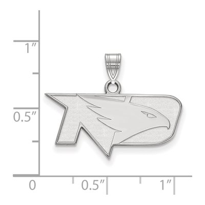 University of North Dakota 10K White Gold Small Pendant – view 2