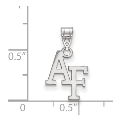 United States Air Force Academy 10K White Gold A-F Small Pendant – view 2