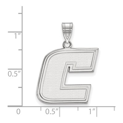 University of Tennessee at Chattanooga 10K White Gold Large Letter C Pendant – view 2
