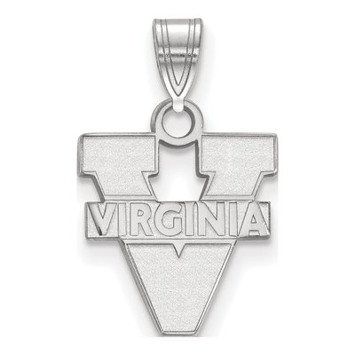 University of Virginia 10K White Gold Small Pendant
