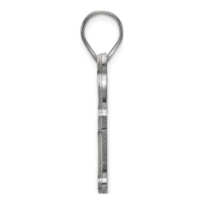 Baylor University 10K White Gold Bears Medium Pendant – view 2