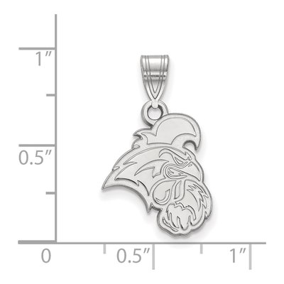 Coastal Carolina University 10K White Gold Chanticleer Medium Pendant – view 2