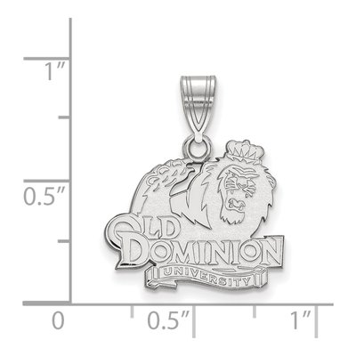 Old Dominion University 10K White Gold Medium Pendant – view 2