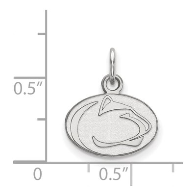 Pennsylvania State University 10K White Gold Penn Lion Extra Small Pendant – view 2