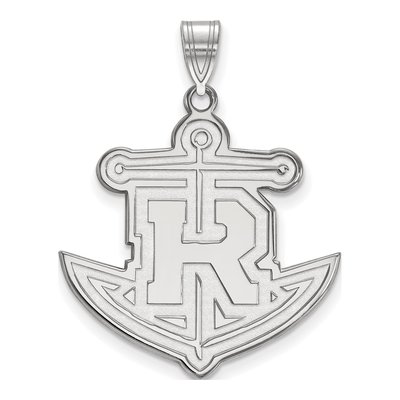 Rollins College 10K White Gold Anchor Extra Large Pendant