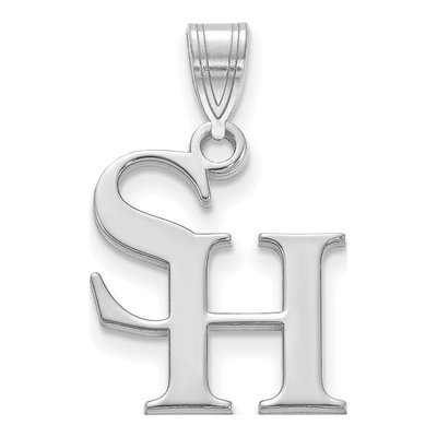 Sam Houston State University 10K White Gold Medium Pendant