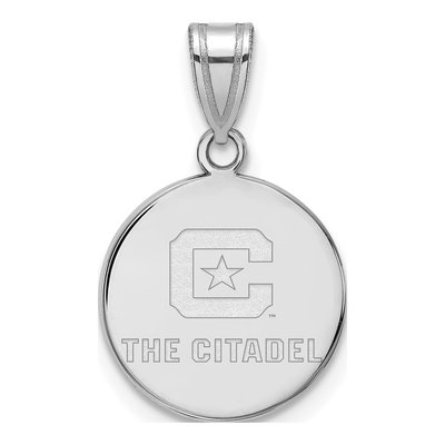 The Citadel 10K White Gold Medium Pendant