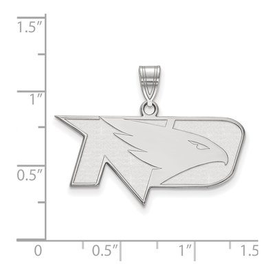 University of North Dakota 10K White Gold Medium Pendant – view 2