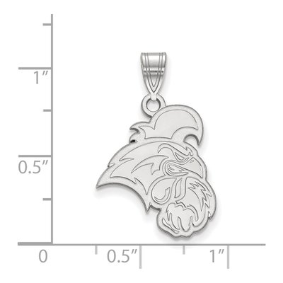 Coastal Carolina University 10K White Gold Chanticleer Large Pendant – view 2