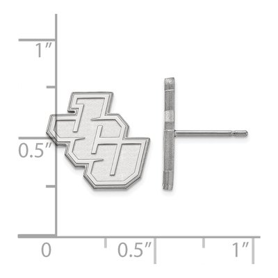 John Carroll University 10K White Gold Stud Earrings – view 2
