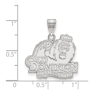 Old Dominion University 10K White Gold Large Pendant – view 2