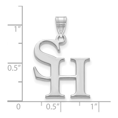 Sam Houston State University 10K White Gold Large Pendant – view 3