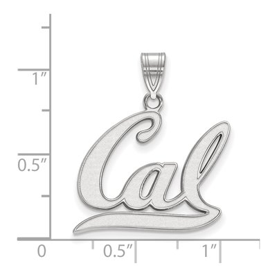 University of California Berkeley 10K White Gold Large Pendant – view 2