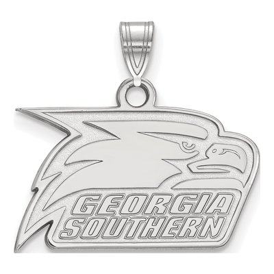 Georgia Southern University 10K White Gold Eagle Small Pendant
