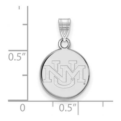 University of New Mexico 10K White Gold Small Pendant – view 2