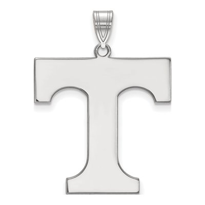 University of Tennessee 10K White Gold Extra Large Letter T Pendant
