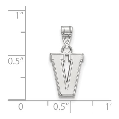 Vanderbilt University 10K White Gold Small Pendant – view 2