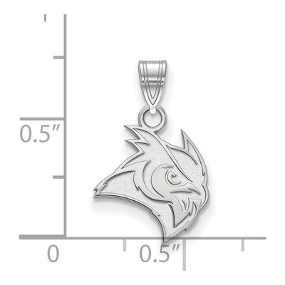 Rice University 10K White Gold Owl Small Pendant – view 2
