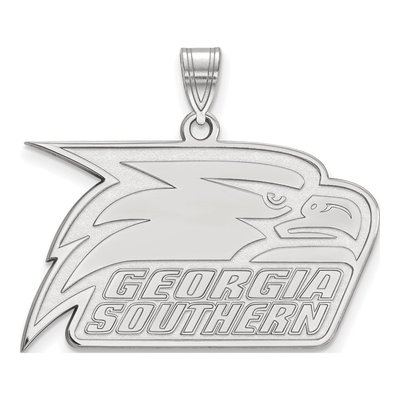 Georgia Southern University 10K White Gold Eagle Large Pendant