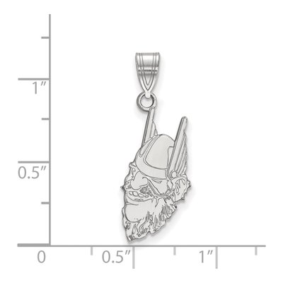 University of Idaho 10K White Gold Large Joe Vandal Pendant – view 2