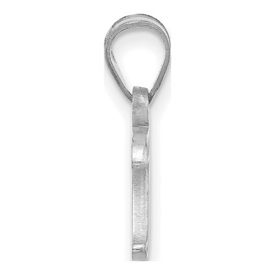 University of Tulsa 10K White Gold T-U Large Pendant – view 2