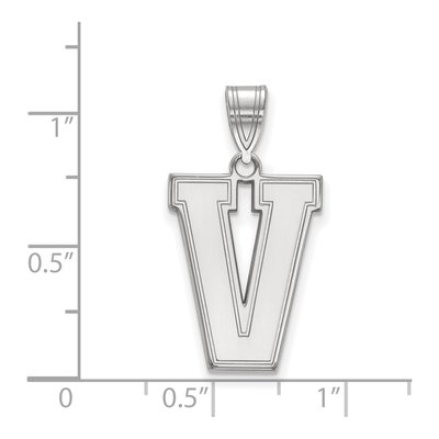Vanderbilt University 10K White Gold Large Pendant – view 3