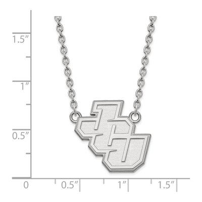 John Carroll University 10K White Gold Large Pendant Necklace – view 3