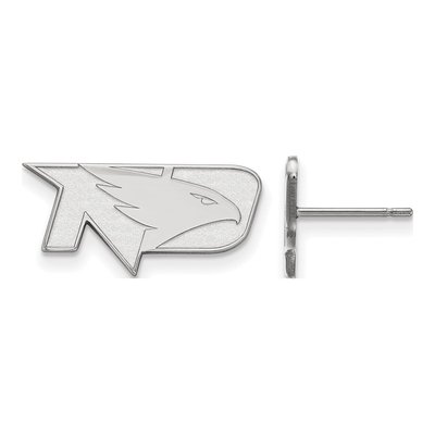 University of North Dakota 10K White Gold Extra Small Stud Earrings