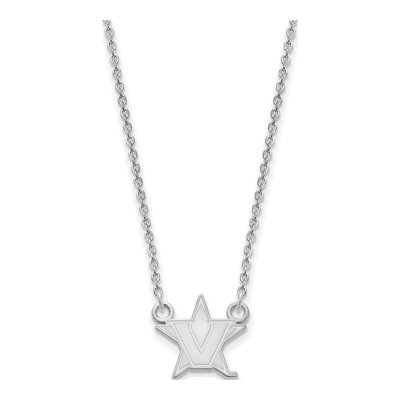 Vanderbilt University 10K White Gold Small Necklace – view 2