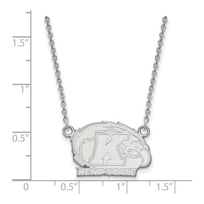 Kent State University 10K White Gold Small Necklace – view 2