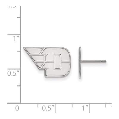 University of Dayton 10K White Gold Small Stud Earrings – view 2