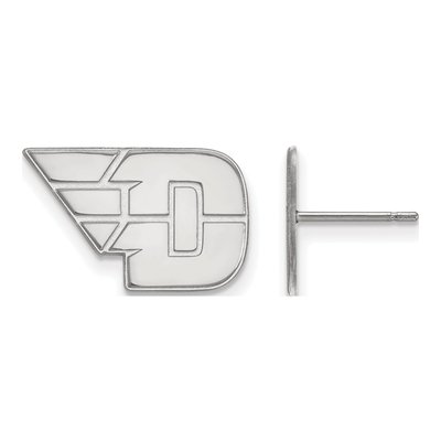 University of Dayton 10K White Gold Small Stud Earrings