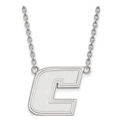 University of Tennessee at Chattanooga 10K White Gold Large UTC Letter C Necklace