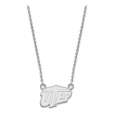 University of Texas at El Paso 10K White Gold Small Necklace – view 2